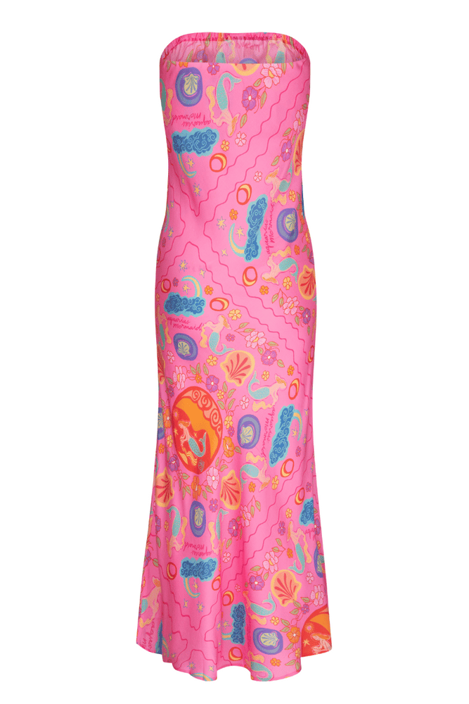 Aquarius Strapless Bias Dress