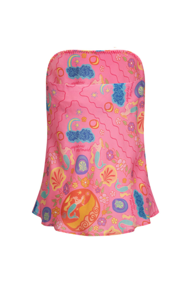 Aquarius Strapless Top