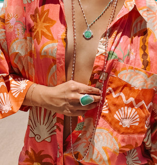 Atelier Long Beaded Chain Necklace