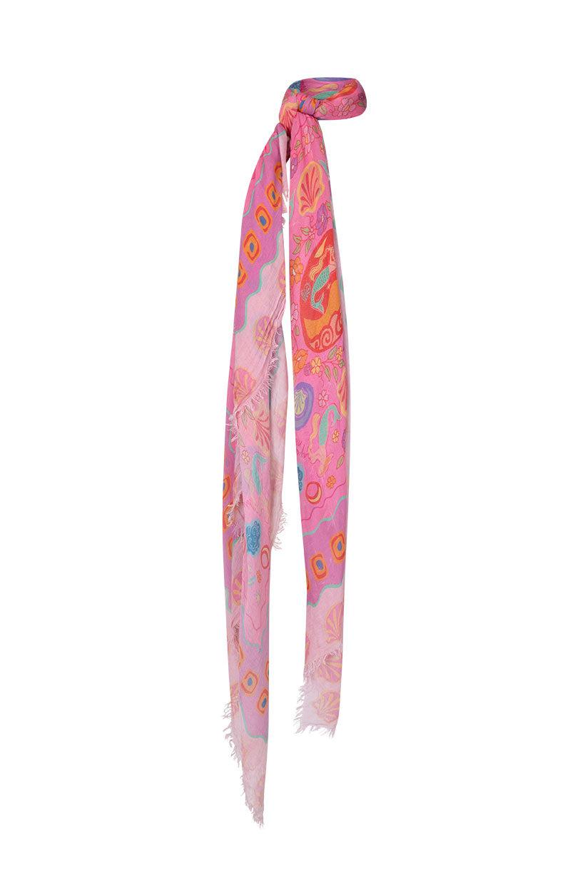 Aquarius Travel Scarf