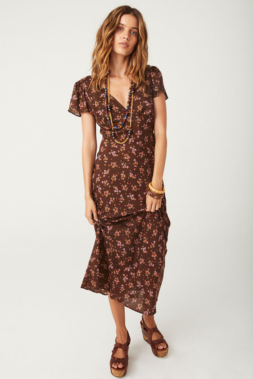 Melody Bias Maxi Dress